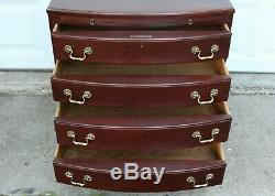 Link Taylor Heirloom Solid Mahogany Chippendale Style Chest Nightstand