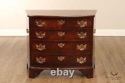 Madison Square Chippendale Style Mahogany Bowfront Bachelor's Chest