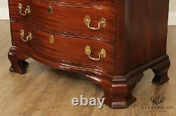 Madison Square Chippendale Style Mahogany Serpentine Chest of Drawers