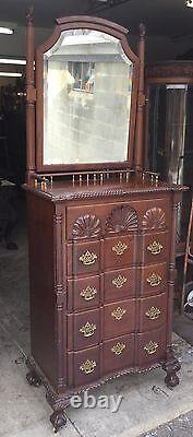 Mahogany Block-front Centennial Chippendale Chest