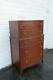 Mahogany Bow Front Chest of Drawers 1046