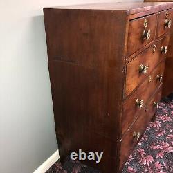 Mahogany Chippendale Chest Of Drawers Circa 1800s