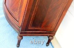 Mahogany Marble top Marquetry Gentleman's Chest