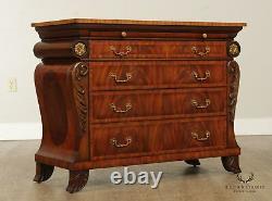 Maitland Smith Flame Mahogany Chest of Drawers