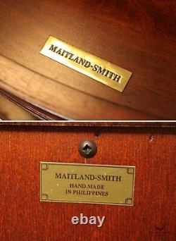 Maitland Smith Sheraton Style Mahogany Chest of Drawers
