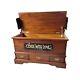 NEW! Three-drawer Chippendale style Blanket/hope chest in solid mahogany