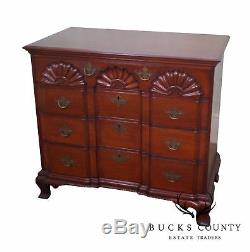 Nathan Margolis Townsend Style Newport Style Block and Shell Carved Chest
