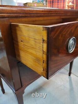 Neoclassical Mahogany Chest/camode