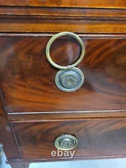 Neoclassical Mahogany Chest/camode