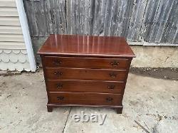 One Very Nice Antique Mahogany Four Drawer Bachelors Chests By SEGAL BROS