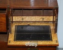 Original 1890 Army & Navy C. S. L Stamped Campaign Chest Of Drawers Including Desk