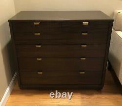 PAIR Mid Century Graduated Bachelor Chests Cabinets by Edward Wormley for Drexel