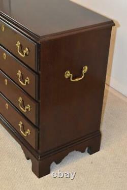 Pair Mahogany Chippendale Chests By Hickory White