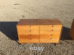 Pair Mid Century 8 Drawer Dunbar Knoll Spence Chests Of Drawers Dressers Mccobb