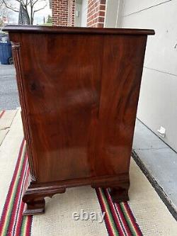 Philadelphia Mahogany Chippendale Diminutive 4 Drawer Chest of Drawers, 1760's