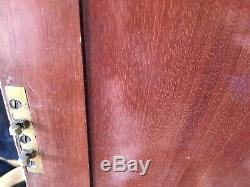 Quality Mahogany Collector Chest of Draw Slides