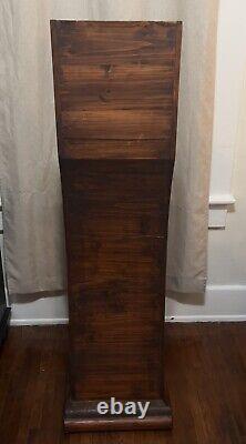 RARE Antique 1930's Teak Jewelry / Lingerie Chest 10 Drawer Stunning Curved