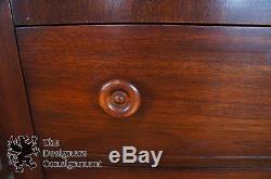 Rare Cavalier Antique 1940s Mahogany Dresser + Mirror Early American Style Chest