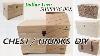 Recycled Shipping Cardboard Box Trunk Diy Wood Trunk Diy Raffia Chest Diy Boho Chest Decor Diy