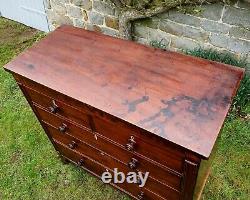 Regency Mahogany Inlaid Large Chest of Drawers with Secret Drawer C1825 (Georgian)