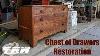 Restoring An Antique Mahogany Chest Of Drawers