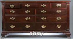 STICKLEY Chippendale Style Mahogany Chest of Drawers Williamsburg Style