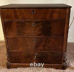 Salesman sample antique furniture empire chest