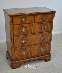 Scully & Scully Five Drawer Georgian Style Mahogany Chest New York