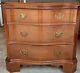 Serpentine front Mahogany Chest Of Drawers