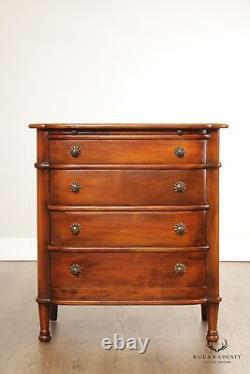 Sheraton Style Mahogany Bow Front Chest of Drawers
