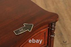 Sheraton Style Vintage Mahogany Serpentine Front Chest of Drawers