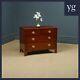 Small Antique English Georgian Mahogany Chest of Drawers / Bedside (Circa 1810)