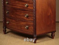 Small Antique Regency Mahogany Chest of Drawers c. 1820