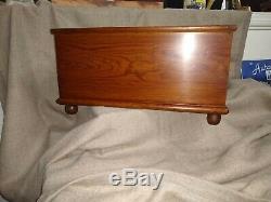 Southern Miniature Blanket Chest with a light Mahogany Finish