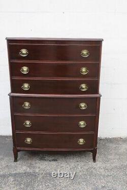 Sterling Furniture 1940s Mahogany Tall Chest of Drawers 5449