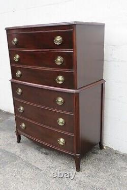 Sterling Furniture 1940s Mahogany Tall Chest of Drawers 5449