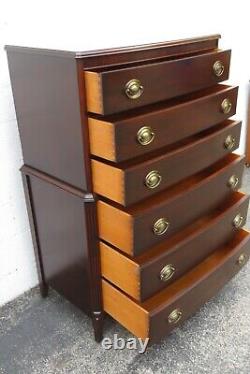 Sterling Furniture 1940s Mahogany Tall Chest of Drawers 5449