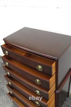 Sterling Furniture 1940s Mahogany Tall Chest of Drawers 5449