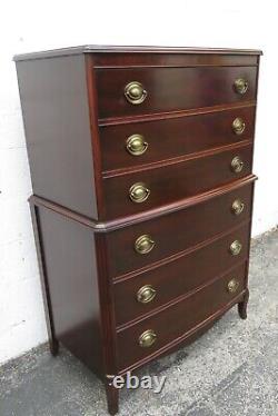 Sterling Furniture 1940s Mahogany Tall Chest of Drawers 5449