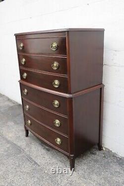 Sterling Furniture 1940s Mahogany Tall Chest of Drawers 5449