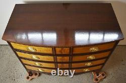 Stickley Colonial Williamsburg Basset Hall Chest of Drawers Tiger Maple