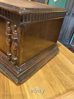 Stout-Smith Trust Antique Cabinet Trunk Chest Mahogany