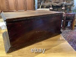 Stout-Smith Trust Antique Cabinet Trunk Chest Mahogany