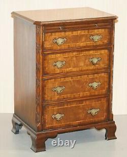 Stunning Record Player Cabinet Cupboard Hidden As Regency Chest Of Drawers