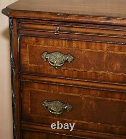 Stunning Record Player Cabinet Cupboard Hidden As Regency Chest Of Drawers