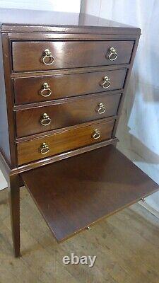 TRADITION HOUSE Mahogany 19 1/2 wide Silver 4 drawer Chest Hanover PA