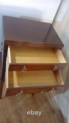 TRADITION HOUSE Mahogany 19 1/2 wide Silver 4 drawer Chest Hanover PA