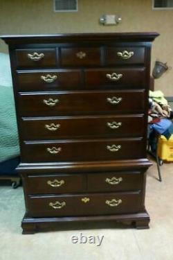 Thomasville Collectors Cherry Chest On Chest # 10111- 320 chest of drawers