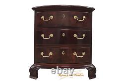 Thomasville Flame Mahogany Chippendale 3 Drawer Night Chest