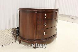 Thomsville Bogart Collection Large Burled Bow Front Chest